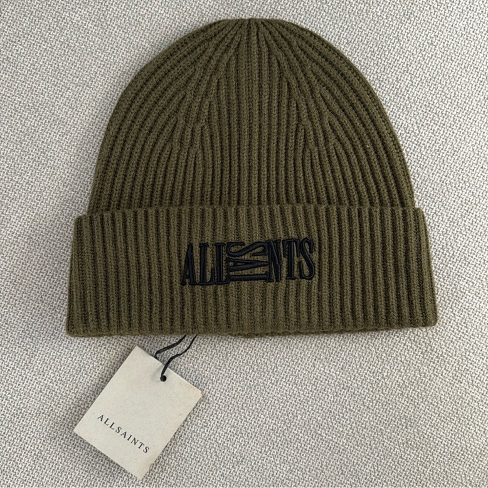 All Saints Ribbed Beanie